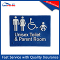 Custom Plastic Tactile Toilet Signs